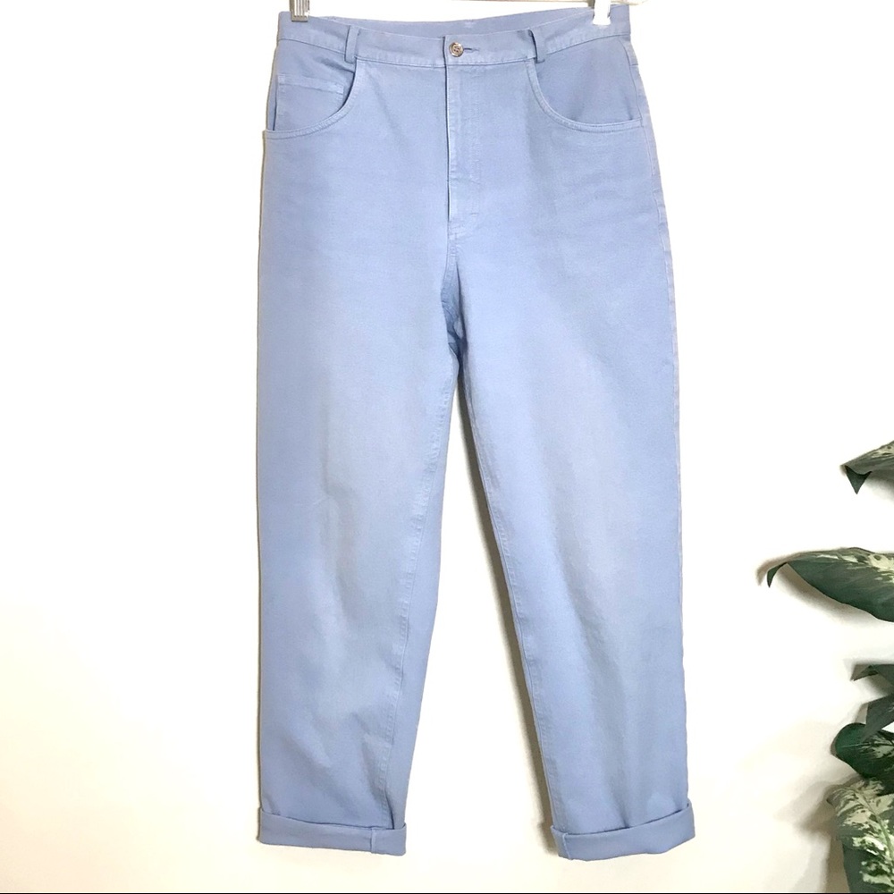 Vintage DONCASTER Powder Blue High Waisted Jeans